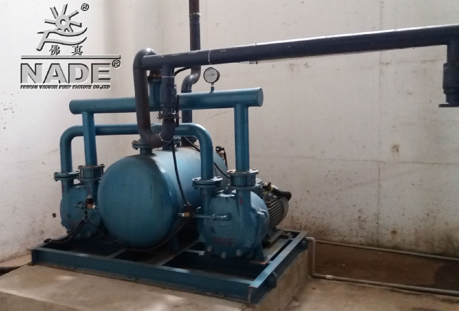 泰州市中西結合醫(yī)院使用“佛真”水環(huán)真空機組、2BT1閉式循環(huán)真空機組現(xiàn)場