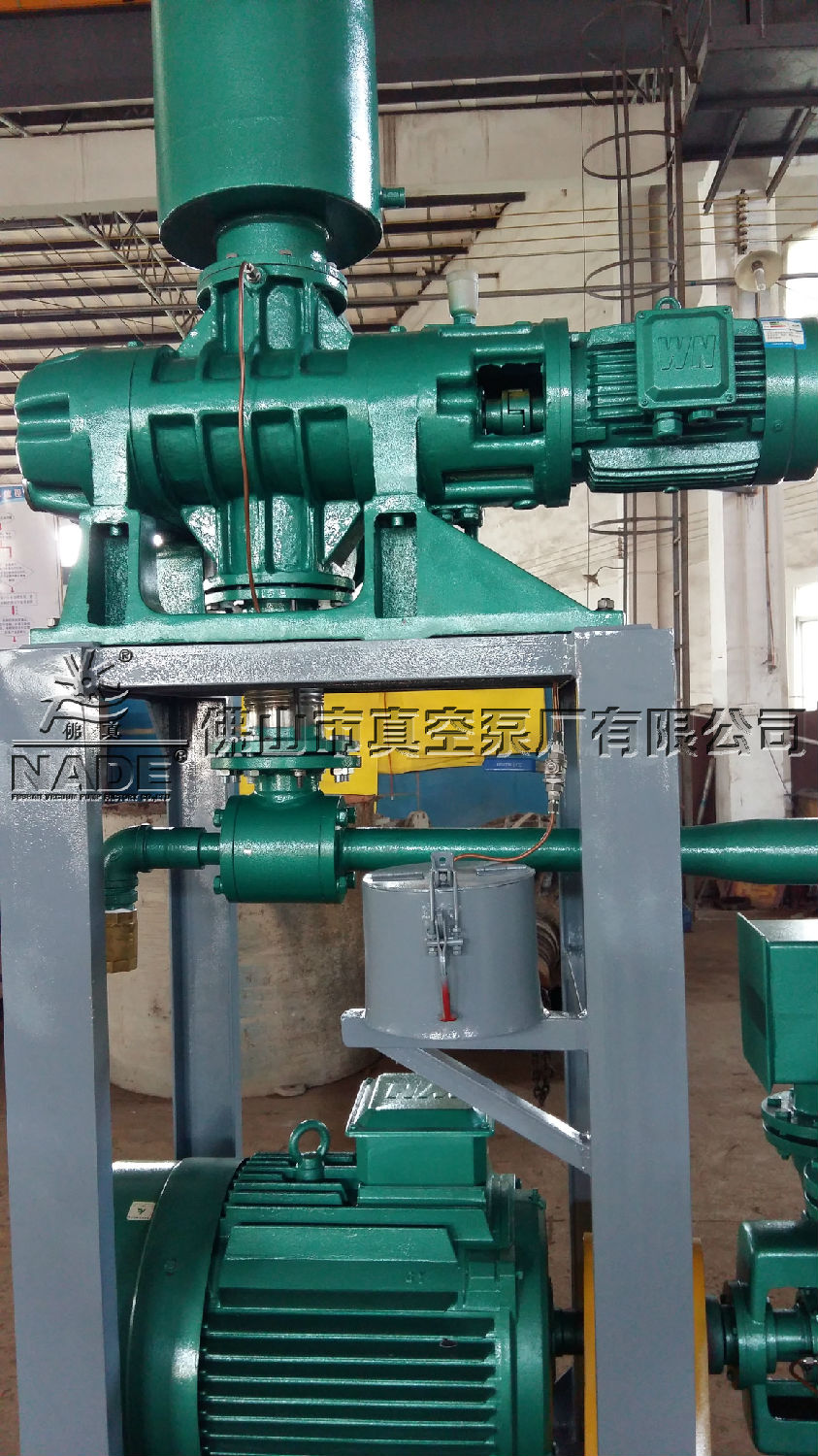 佛真研發(fā)自動清洗裝置高效清洗真空機(jī)組管道、真空泵附著物，保持真空機(jī)組高性能